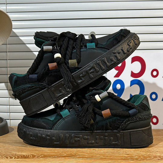 Damen Bequeme Sneaker mit modischem Design und einzigartigen Schnürdetails EB