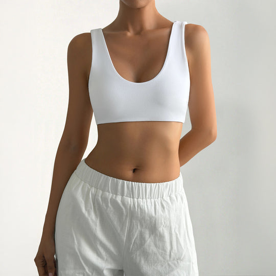 Damen Sport-Bustier mit bequemen breiten Trägern und elastischem Schnitt EB