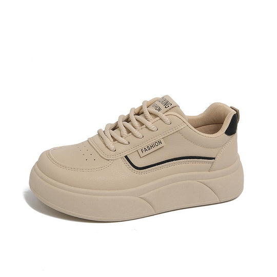 Damen Sportliche Plateau Sneakers EB