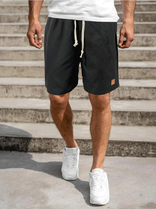 Herren Sportliche Freizeithorts mit elastischem Bund und praktischen Seitentaschen EB