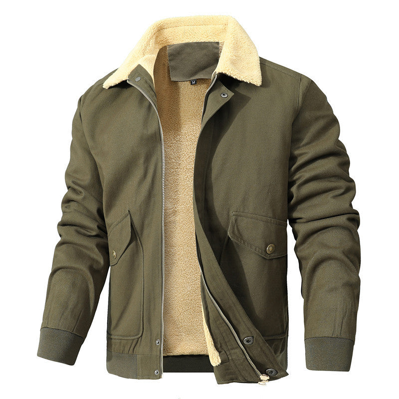 Herren modische Jacke mit luxuriösem Fleecefutter EB