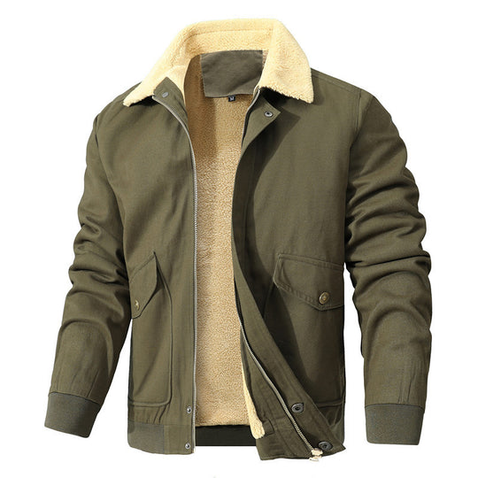 Herren modische Jacke mit luxuriösem Fleecefutter EB