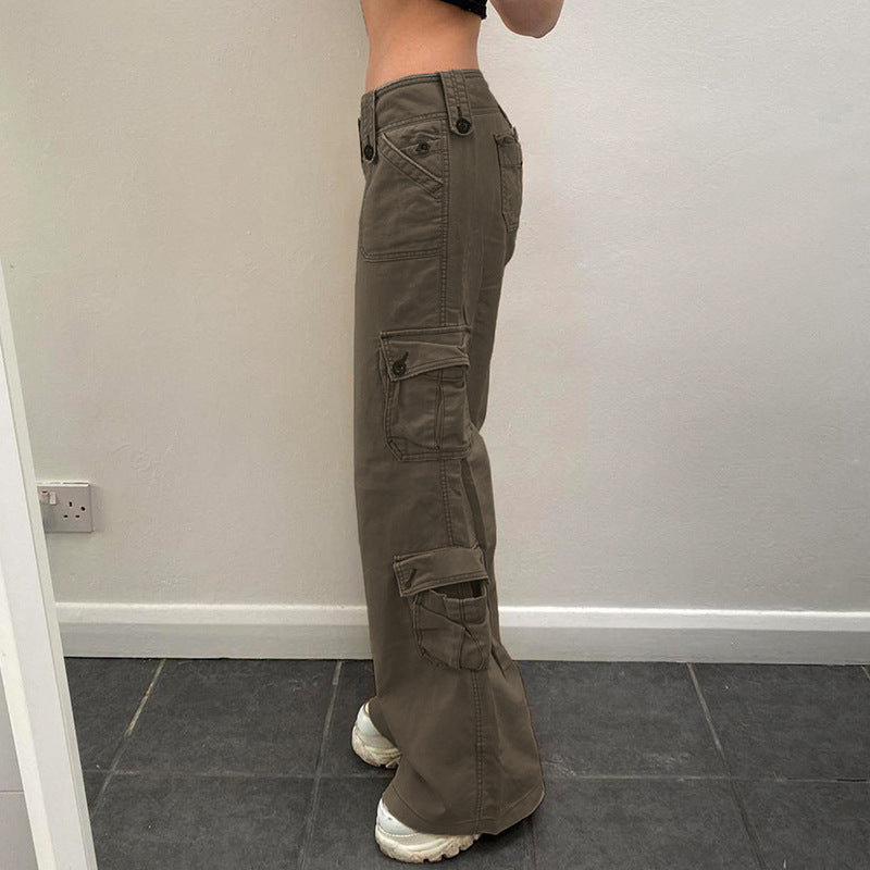 Damen Cargo-Hose mit praktischen Seitentaschen und lässigem Schnitt EB