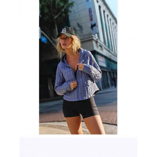 Damen modische kurze gesteppt Jacke EB
