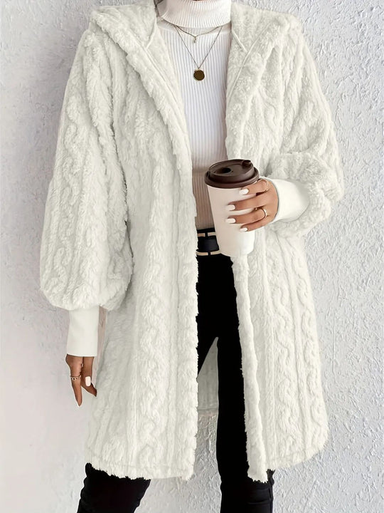 Damen Kapuzenjacke aus luxuriösem Fleece EB