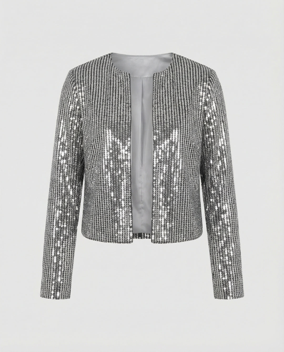Damen Strickjacke mit Glitzereffekt – EB