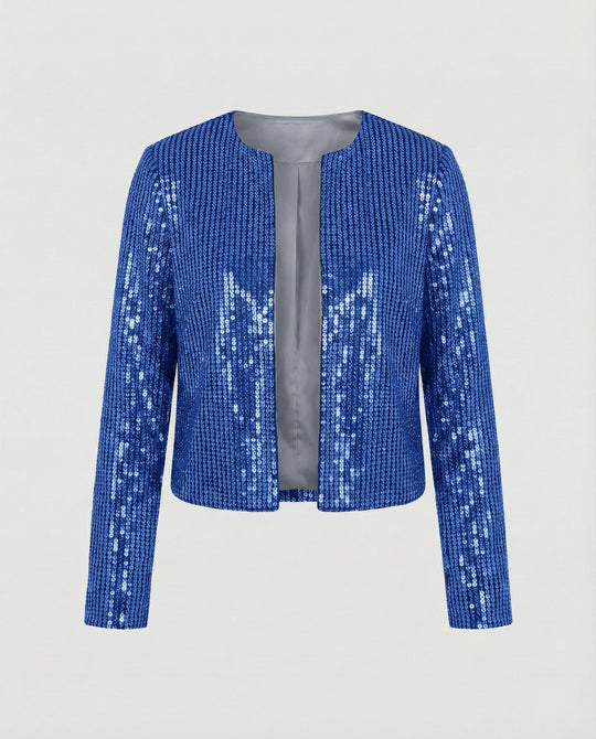 Damen Strickjacke mit Glitzereffekt – EB