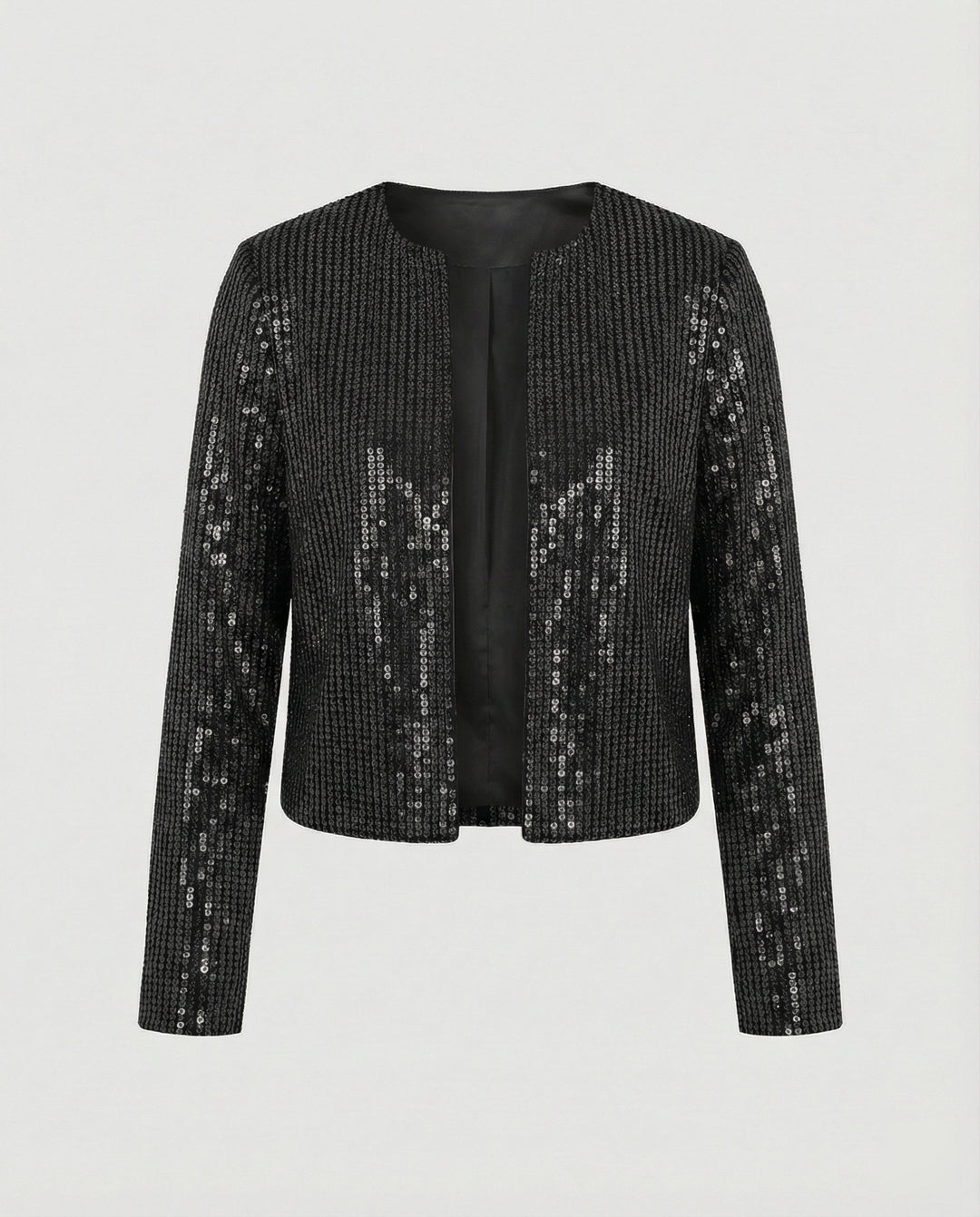 Damen Strickjacke mit Glitzereffekt – EB