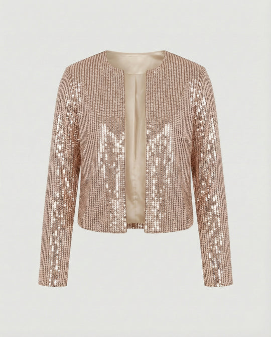 Damen Strickjacke mit Glitzereffekt – EB