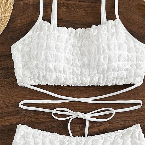 Damen Rüschen Bikini-Set EB