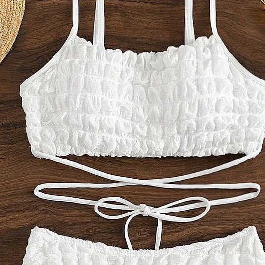 Damen Rüschen Bikini-Set EB