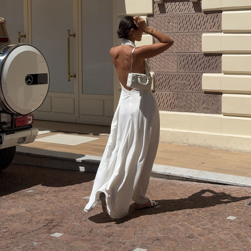 Damen Maxikleid mit eleganter Wickeloptik EB