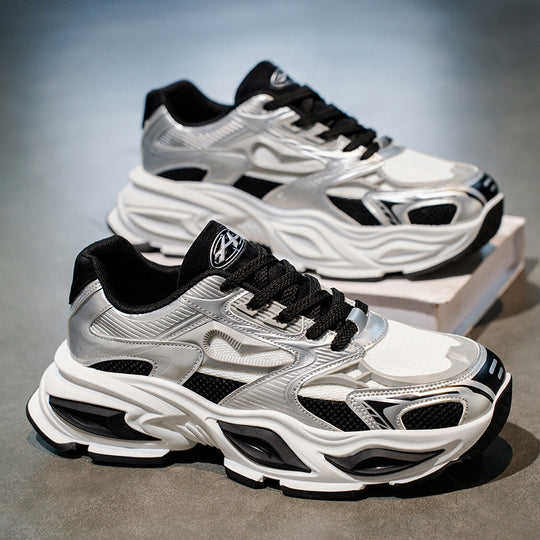 Damen Sportliche Sneakers mit atmungsaktivem Mesh-Obermaterial und stoßdämpfendem Sohlenprofil EB