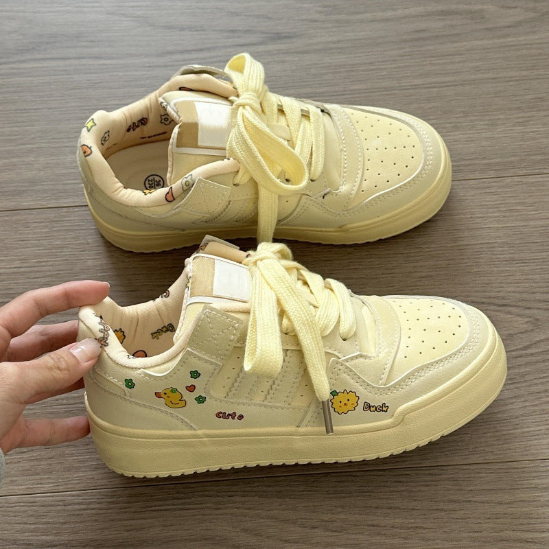 Damen Sneakers mit verspieltem Tiermotiv und komfortablem Innenfutter EB