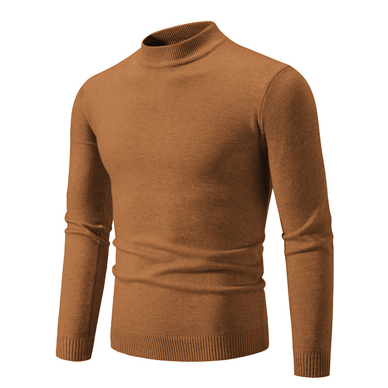 Herren Rollkragenpullover aus weichem Strickmaterial EB