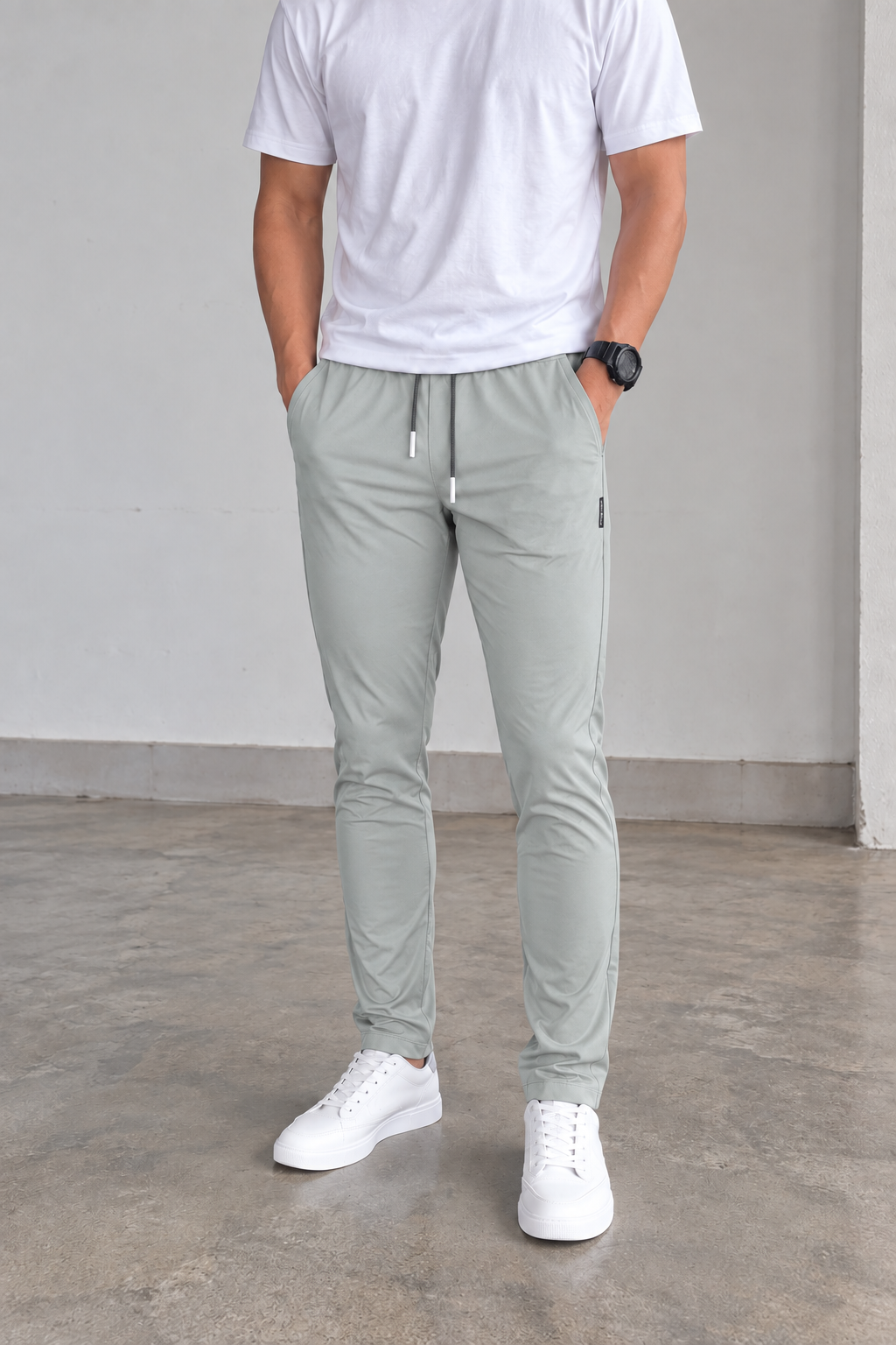 Schnelltrocknende Hose mit Kordelzug