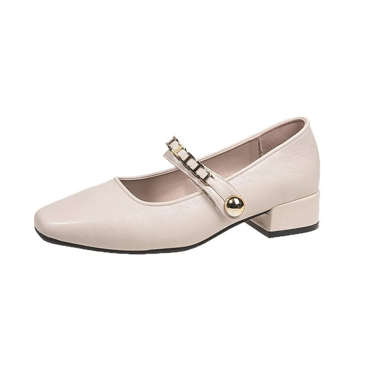 Damen elegante Mary Jane Ballerinas EB