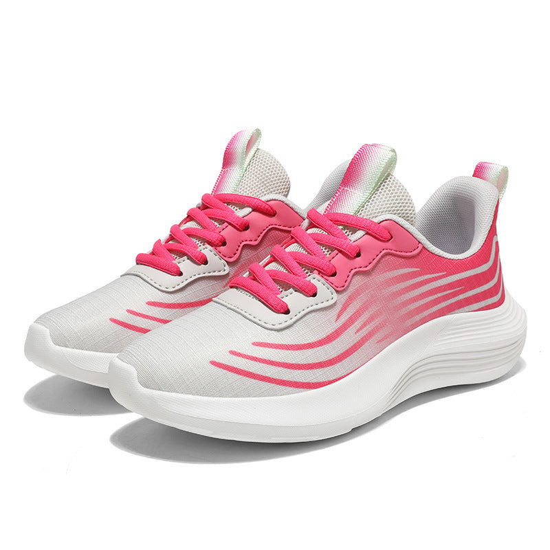 Damen Sportliche Leichtgewicht-Laufschuhe mit dämpfender Sohle EB