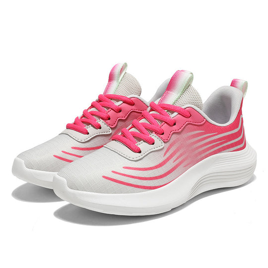 Damen Sportliche Leichtgewicht-Laufschuhe mit dämpfender Sohle EB