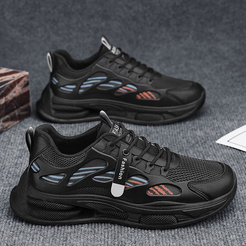 Damen Sportliche Sneakers mit atmungsaktiver Netzoberfläche und dämpfendem Sohlenprofil EB