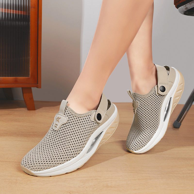 Damen Atmungsaktive Clogs mit dämpfender Sohle EB