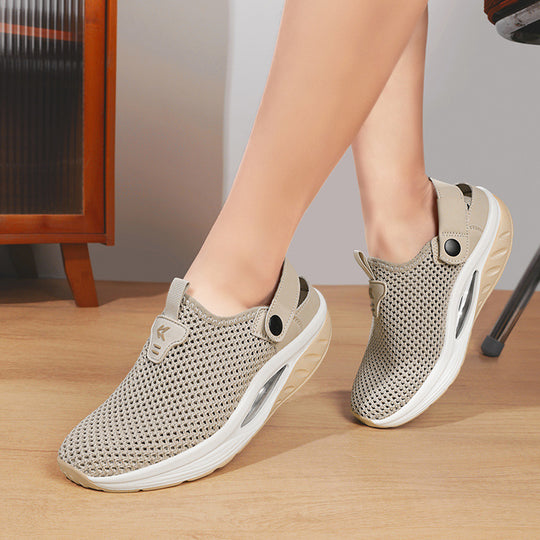 Damen Atmungsaktive Clogs mit dämpfender Sohle EB