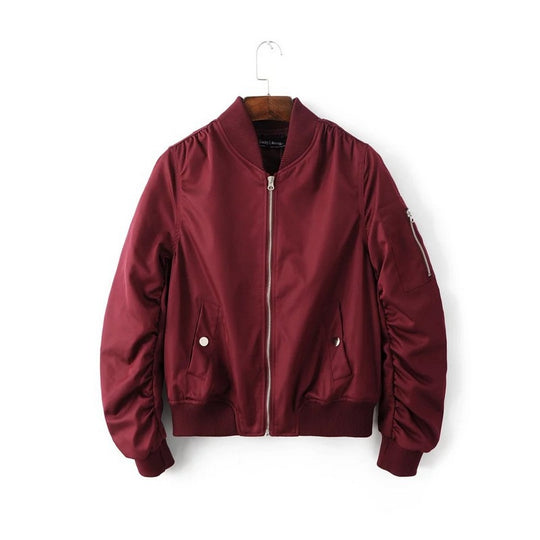 Damen Bomberjacke mit praktischen Taschen und sportlichem Schnitt EB