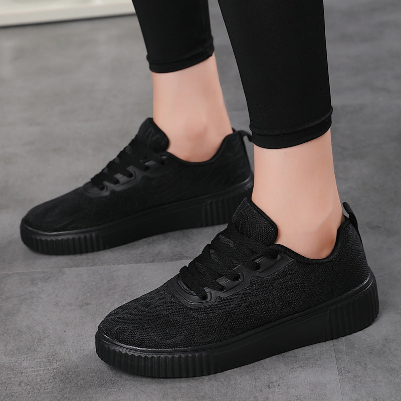 Damen Atmungsaktive Sneaker mit rutschfester Sohle und elegantem Design EB