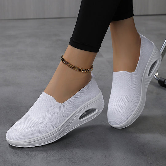 Damen Bequeme und luftige Sneakers mit Stoßdämpfung EB