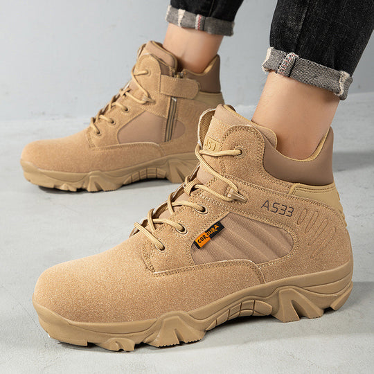 Herren Hochleistungs-Trekkingstiefel mit griffiger Sohle und atmungsaktiver Konstruktion EB