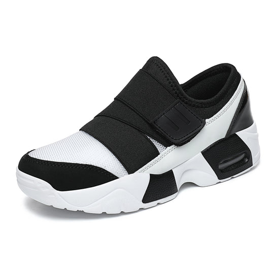 Damen Sportliche Slip-On Sneakers mit verstellbarem Riemen EB