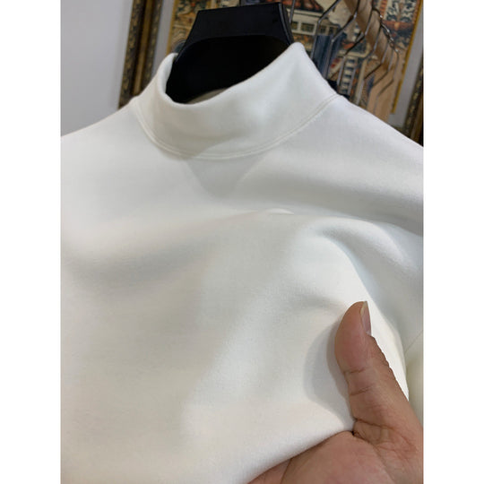 Damen Stehkragen Pullover aus weicher Baumwollmischung EB