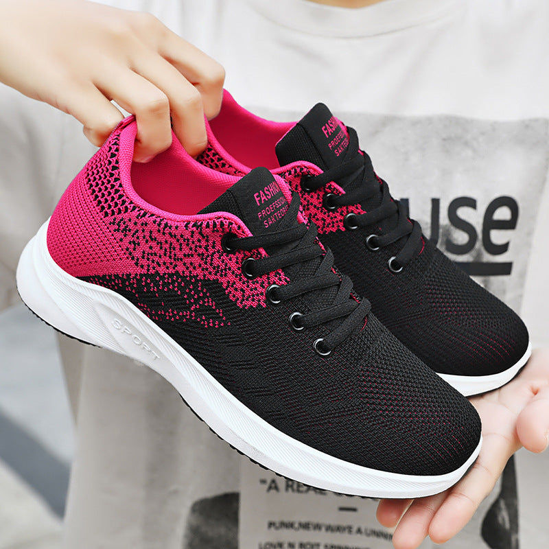 Damen Sportliche Leichtgewicht-Sneaker mit atmungsaktivem Obermaterial EB