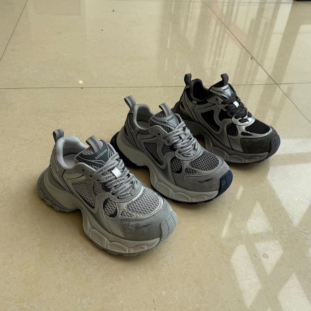 Damen Sportliche Sneakers mit atmungsaktiver Mesh-Oberfläche und komfortablem Dämpfungssystem EB
