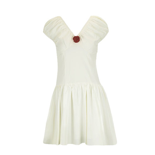 Damen Sommerliches Kleid mit verspielten Rüschendetails EB