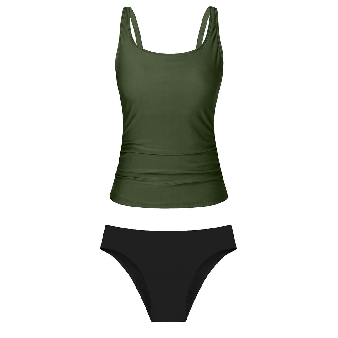 Damen Bikiniset mit floralem Oberteil und klassischem Unterteil EB