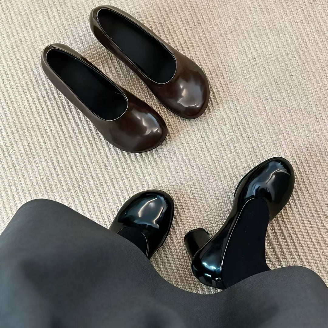 Damen Komfortable Pumps mit elegantem Blockabsatz EB