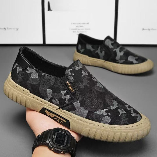 Damen Freizeit Slip-On Schuhe mit bequemem Fußbett und rutschfester Sohle EB