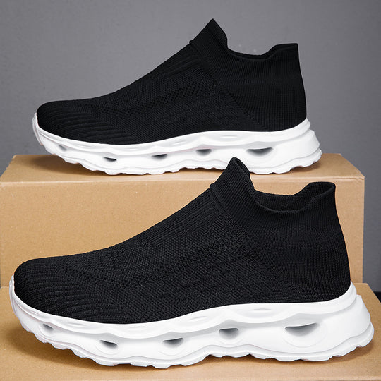 Damen Hochentwickelte Sportliche Sneakers mit elastischem Strickoberteil und dämpfender Sohle EB