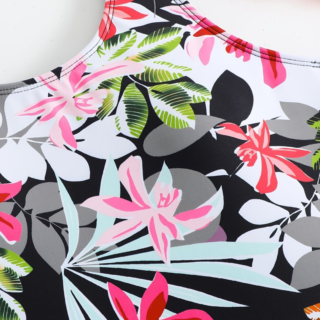 Damen Einteiler mit floralem Muster EB