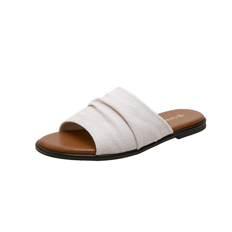 Damen Komfortable und schlichte Badeschuhe mit breitem Riemen EB