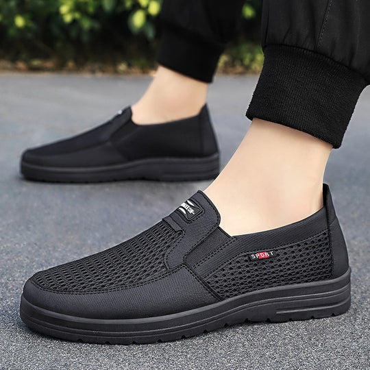 Damen Sportliche Slip-On Schuhe mit atmungsaktivem Obermaterial EB