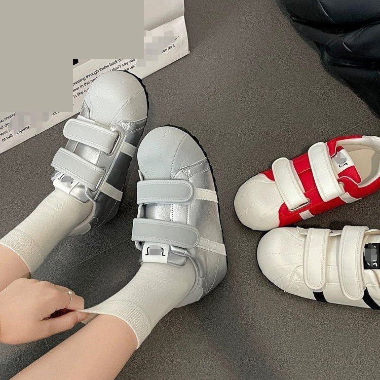 Damen Sneaker mit praktischem Klettverschluss und sportivem Design EB