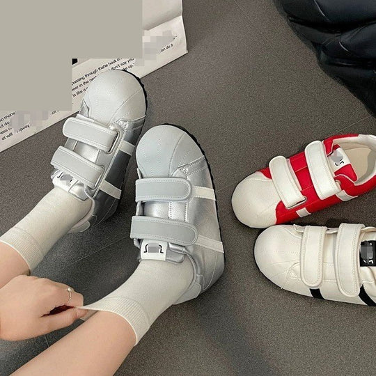 Damen Sneaker mit praktischem Klettverschluss und sportivem Design EB