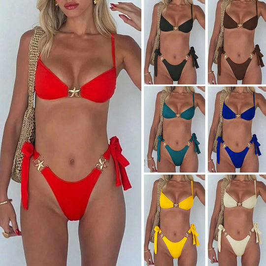 Damen Bikini-Set mit eleganten Schnallen EB