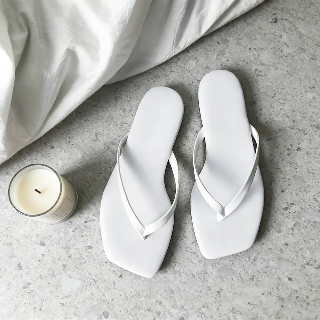 Damen Zehentrenner-Sandalen mit ergonomischem Fußbett und rutschfester Sohle EB 1777487412