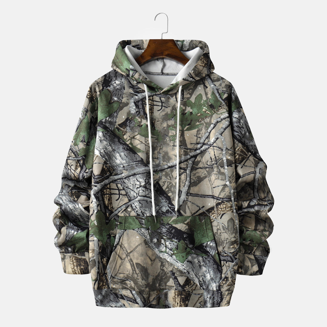 Herren Kapuzenpullover mit innovativem Camouflage-Druck EB