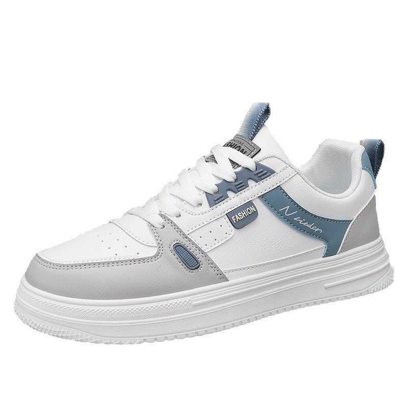 Damen Modische Freizeitsneakers mit atmungsaktivem Leder und dämpfender Sohle EB