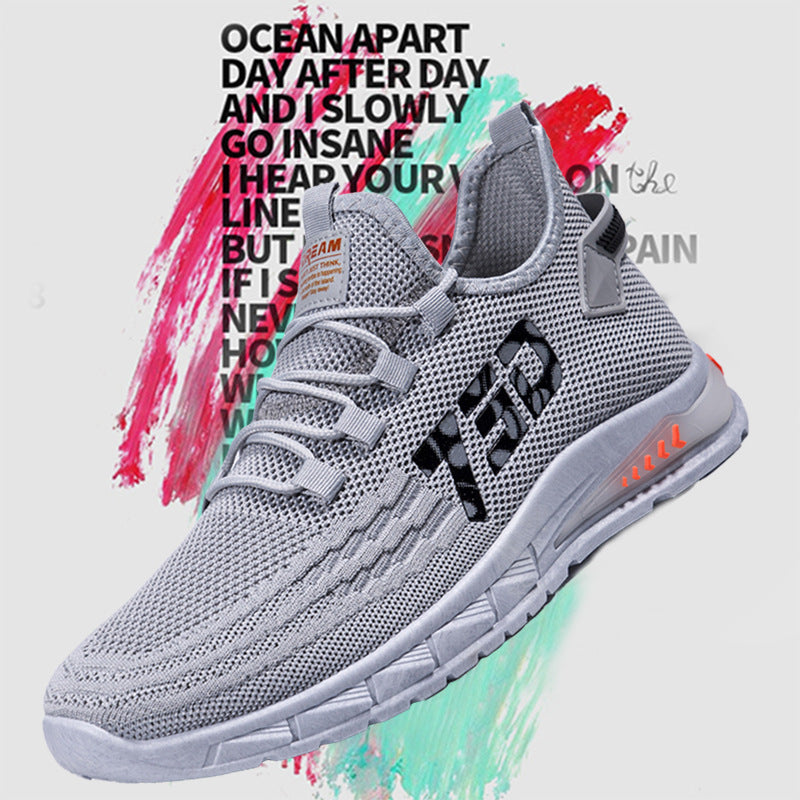 Damen Atmungsaktive Sneakers mit flexibler Laufsohle und stoßdämpfendem Fußbett EB