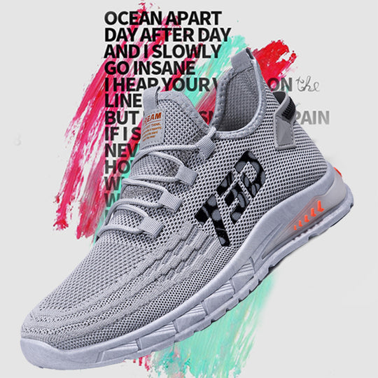 Damen Atmungsaktive Sneakers mit flexibler Laufsohle und stoßdämpfendem Fußbett EB
